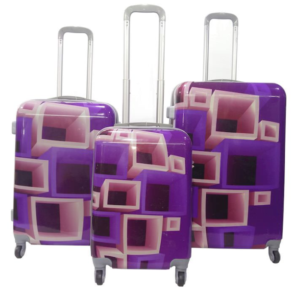 Senator 3 Pcs ABS And PC Spinner Luggage Trolley Case Black Senator 3 Pcs ABS And PC Spinner Luggage Trolley Case Black