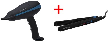 Revlon RVDR5310ARB Hair Dryer + RVST2408ARB Hair Straightner Revlon RVDR5310ARB Hair Dryer + RVST2408ARB Hair Straightner