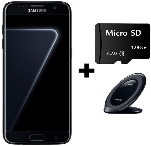 Samsung Galaxy S7 Edge 4g Dual Sim 128gb Black Pearl Microsd 128gb