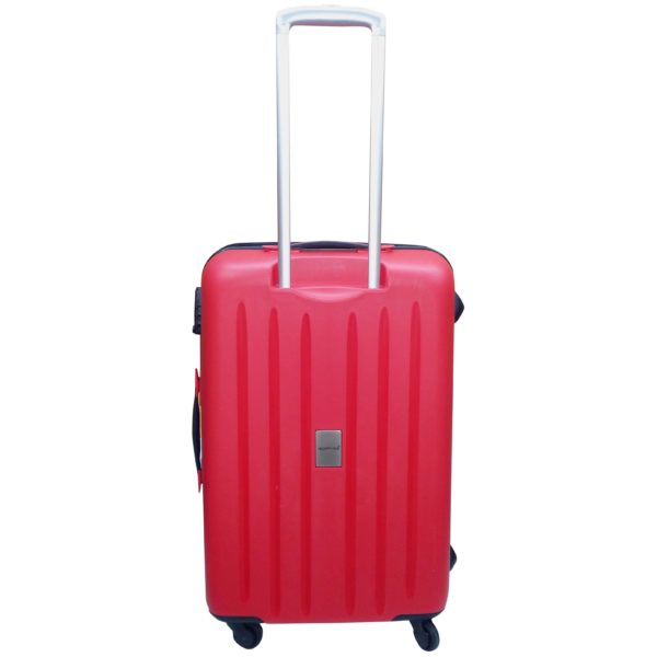 Highflyer WAVES Unbreakable Hard Trolley Luggage Bag 3pc Set TH-WAVES-3PC - Red Highflyer WAVES Unbreakable Hard Trolley Luggage Bag 3pc Set TH-WAVES-3PC - Red