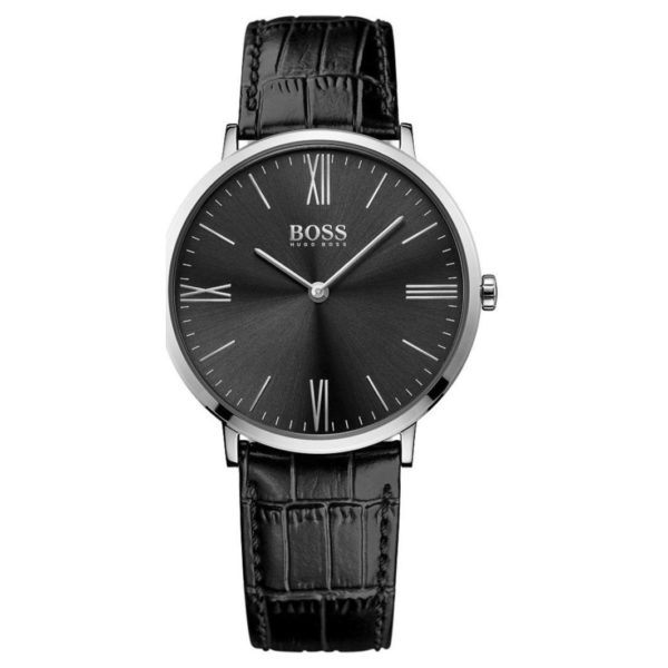 Hugo Boss Jackson Watch For Men with Black Leather Strap Hugo Boss Jackson Watch For Men with Black Leather Strap