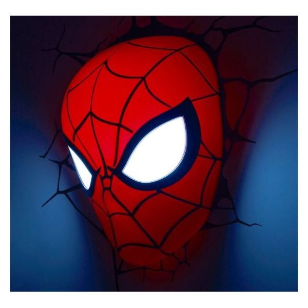 3DLightFX Spiderman Lil 3D Decor Wall Light 20024 3DLightFX Spiderman Lil 3D Decor Wall Light 20024