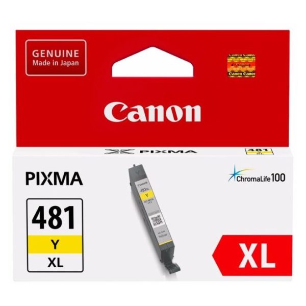 Canon CLI-481XLY Inkjet Cartridge Yellow Canon CLI-481XLY Inkjet Cartridge Yellow