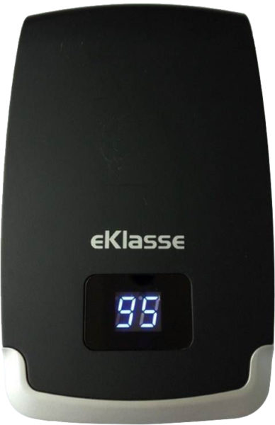 Eklasse EKPB10401 Power Bank 10000mAh W/ LCD Digital Display Black Silver Input 1.5A/output 4A Eklasse EKPB10401 Power Bank 10000mAh W/ LCD Digital Display Black Silver Input 1.5A/output 4A