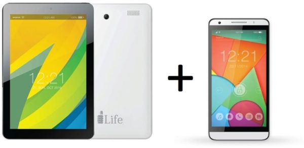 lLife I-Tell K1200 Tablet - Android WiFi 8GB 1GB 8inch Black White + I-Tell Spark 5 S500 Dual Sim Smartphone 8GB lLife I-Tell K1200 Tablet - Android WiFi 8GB 1GB 8inch Black White + I-Tell Spark 5 S500 Dual Sim Smartphone 8GB