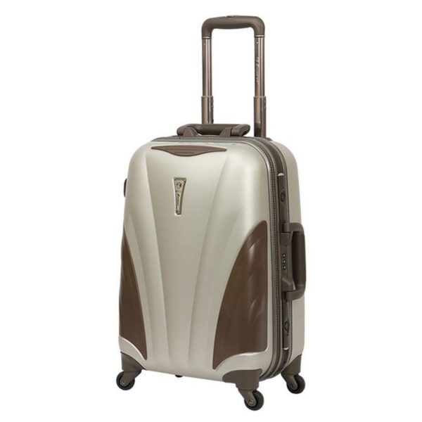 Eminent E8W225WHT ABS Spinner Trolley Luggage Bag Ivory White 25inch Eminent E8W225WHT ABS Spinner Trolley Luggage Bag Ivory White 25inch
