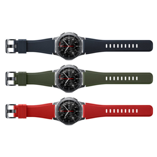 Samsung Frontier Solis Strap Band Red For Gear S3 - ET-YSU76MREGAE Samsung Frontier Solis Strap Band Red For Gear S3 - ET-YSU76MREGAE