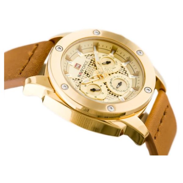 Naviforce Mens Watch Gold NF9116 Naviforce Mens Watch Gold NF9116