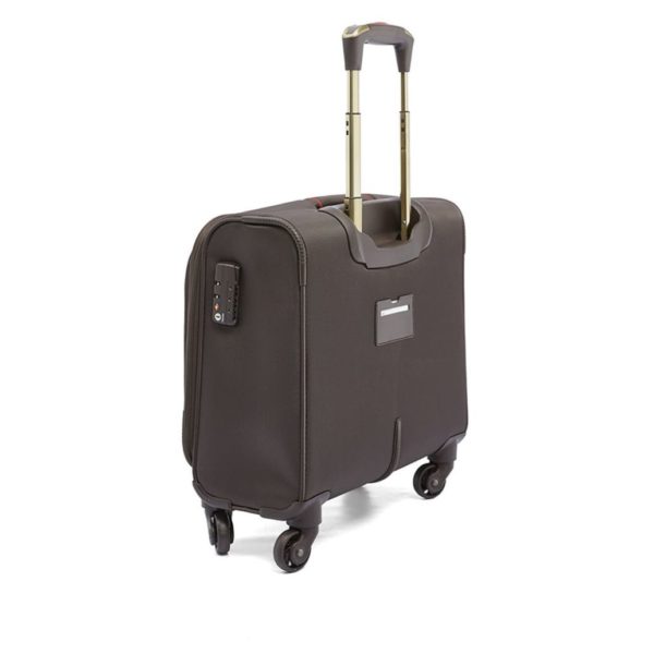 Senator GM1208210AW165BRW Pilot Trolley Luggage Bag Brown 16.5inch Senator GM1208210AW165BRW Pilot Trolley Luggage Bag Brown 16.5inch