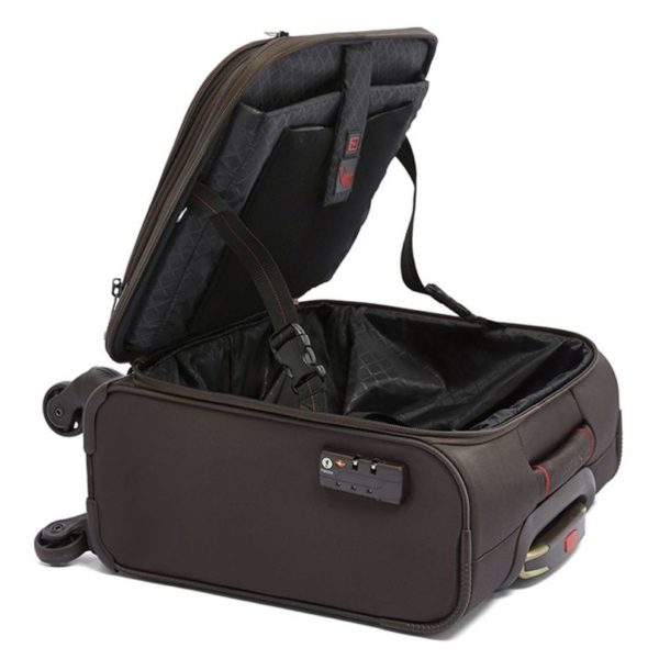 Senator GM1208210AW165BRW Pilot Trolley Luggage Bag Brown 16.5inch Senator GM1208210AW165BRW Pilot Trolley Luggage Bag Brown 16.5inch