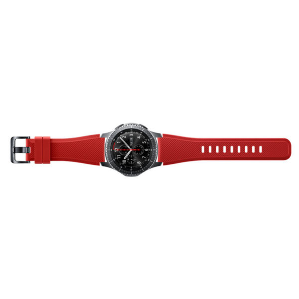 Samsung Frontier Solis Strap Band Red For Gear S3 - ET-YSU76MREGAE Samsung Frontier Solis Strap Band Red For Gear S3 - ET-YSU76MREGAE