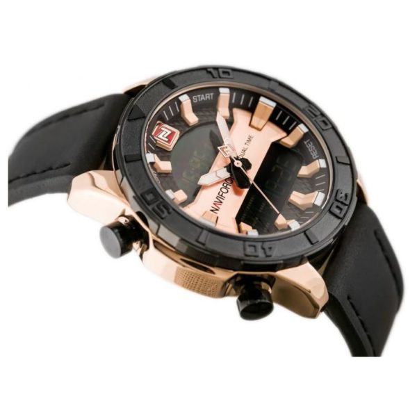 Naviforce Mens Watch Gold NF9114 Naviforce Mens Watch Gold NF9114