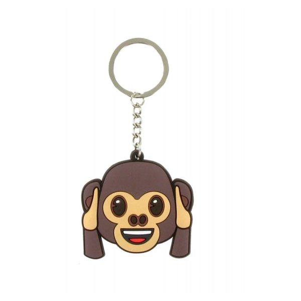 Comansi Emoji Ears Monkey Keychain E10016 Comansi Emoji Ears Monkey Keychain E10016