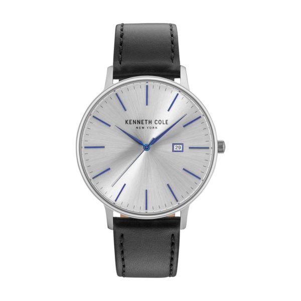 Kenneth Cole Classic Watch For Men with Black Genuine Leather Strap Kenneth Cole Classic Watch For Men with Black Genuine Leather Strap