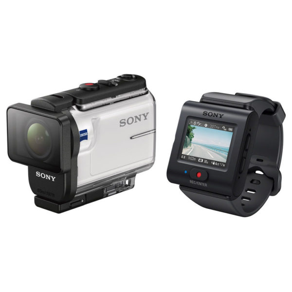 Sony HDRAS300R 4K Action Camera White With Live View Remote + Shooting Grip + Roll Bar Mount Sony HDRAS300R 4K Action Camera White With Live View Remote + Shooting Grip + Roll Bar Mount