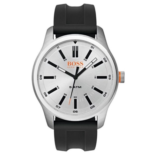 Hugo Boss Dublin Watch For Men with Blue Rubber Strap Hugo Boss Dublin Watch For Men with Blue Rubber Strap