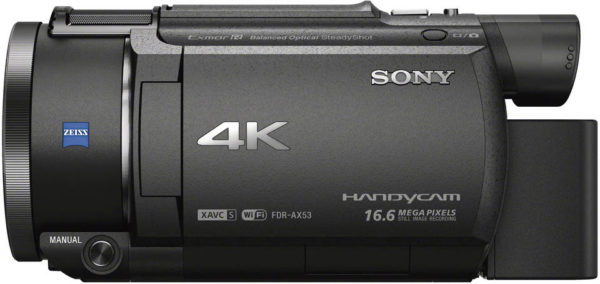 Sony FDR-AX53 4K Ultra HD Handycam Camcorder Black Sony FDR-AX53 4K Ultra HD Handycam Camcorder Black