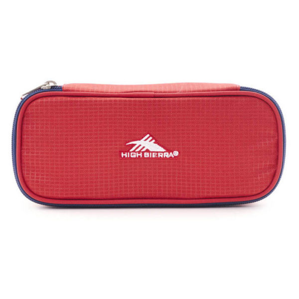 High Sierra 94HAV006 Blaise A Pencil Case Crimson/True Navy/White MKTP High Sierra 94HAV006 Blaise A Pencil Case Crimson/True Navy/White MKTP