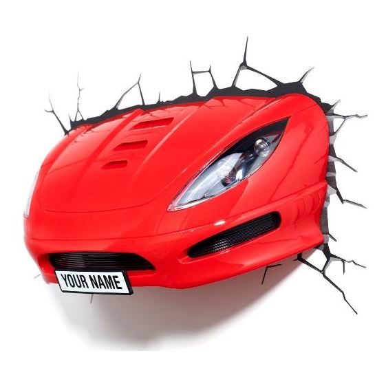 3DLightFX Sports Car 3D Decor Wall Light 10013 3DLightFX Sports Car 3D Decor Wall Light 10013