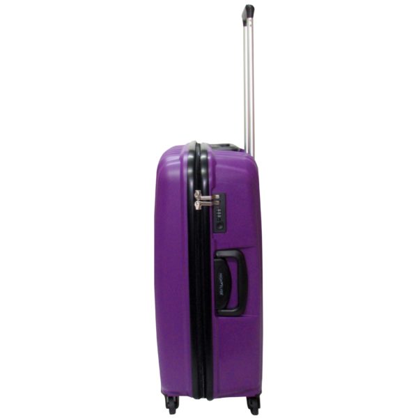 Highflyer THKELVIN3PC Kelvin Trolley Luggage Bag Purple/Black 3pc Set Highflyer THKELVIN3PC Kelvin Trolley Luggage Bag Purple/Black 3pc Set