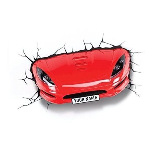 3DLightFX Sports Car 3D Decor Wall Light 10013 3DLightFX Sports Car 3D Decor Wall Light 10013