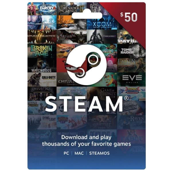 Buy Valve 3620868 Steam Wallet Card USD 50 Online Gift ...