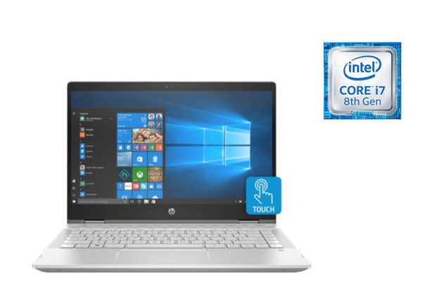 HP Pavilion x360 14-CD0003NE Convertible Touch Laptop - Core i7 1.8GHz 12GB 1TB+128GB 4GB Win10 14inch FHD Mineral Silver HP Pavilion x360 14-CD0003NE Convertible Touch Laptop - Core i7 1.8GHz 12GB 1TB+128GB 4GB Win10 14inch FHD Mineral Silver