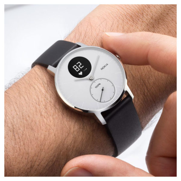 Nokia HWA03 Steel HR Watch 36mm White Nokia HWA03 Steel HR Watch 36mm White