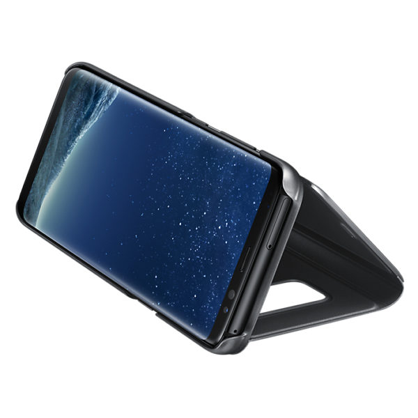 Samsung Clear View Standing Cover Black For Galaxy S8 Samsung Clear View Standing Cover Black For Galaxy S8