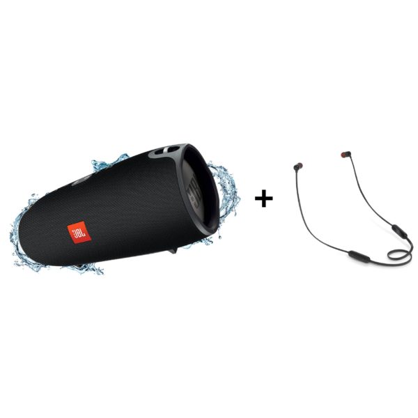JBL XTREME Portable Bluetooth Speaker + T110BT In Ear Bluetooth Headset JBL XTREME Portable Bluetooth Speaker + T110BT In Ear Bluetooth Headset