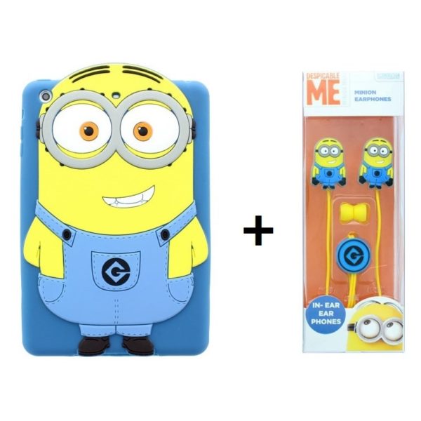 Minion PDMNMINISILDAVE Silicon Dave Case For IPad Mini/Mini 2 + EMNDAVE Dave In Ear Headphone Minion PDMNMINISILDAVE Silicon Dave Case For IPad Mini/Mini 2 + EMNDAVE Dave In Ear Headphone