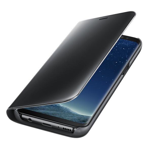 Samsung Clear View Standing Cover Black For Galaxy S8 Samsung Clear View Standing Cover Black For Galaxy S8