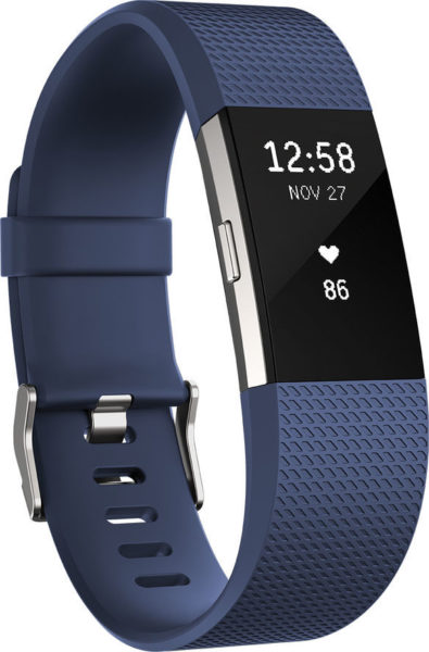 Fitbit Charge 2 Wristband Laryon Blue Silver Small - FB407SBUSEU Fitbit Charge 2 Wristband Laryon Blue Silver Small - FB407SBUSEU