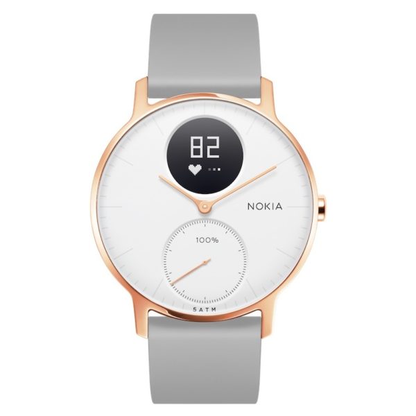 Nokia HWA03 Steel HR Watch 36mm White/Grey Nokia HWA03 Steel HR Watch 36mm White/Grey