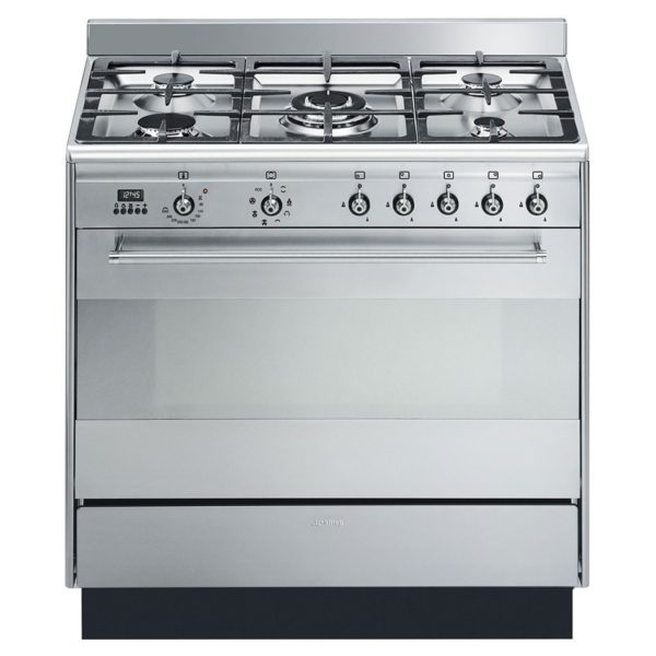 Buy Smeg 5 Gas Burners Cooker Suk91mfx9 Price Specifications