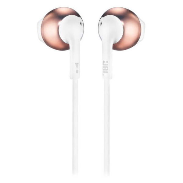 JBL T205 Wired Earbud Headphone Rose Gold JBL T205 Wired Earbud Headphone Rose Gold