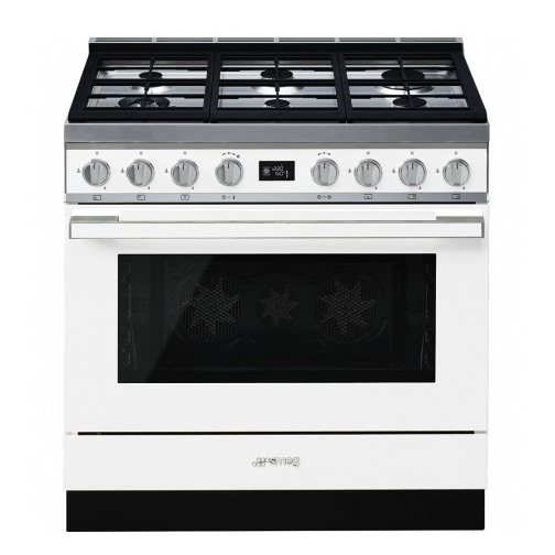 Buy Smeg 6 Gas Burner Cooker Cpf9gmwh Price Specifications