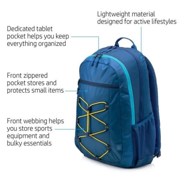 HP 1LU24AA Active Backpack Blue/Yellow 15.6inch HP 1LU24AA Active Backpack Blue/Yellow 15.6inch