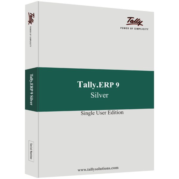 Tally ERP 9 Silver International Software Tally ERP 9 Silver International Software