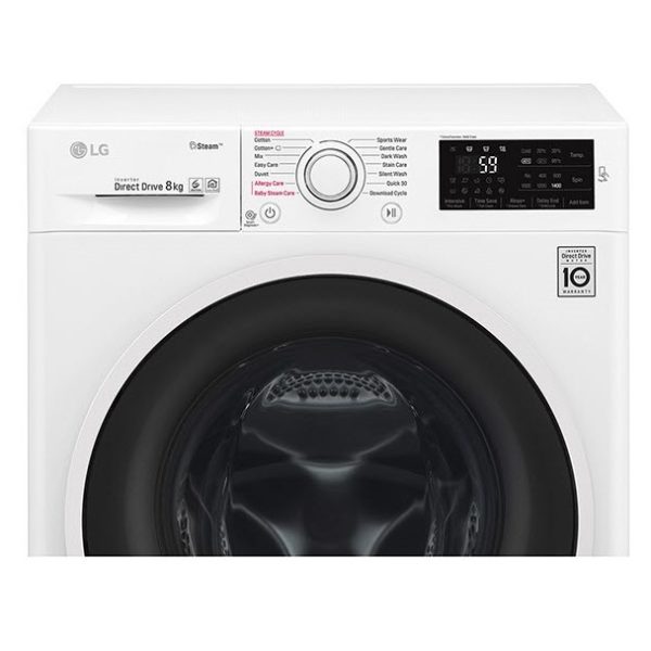 LG Front Load Washer 8kg F4J6TNP0W LG Front Load Washer 8kg F4J6TNP0W