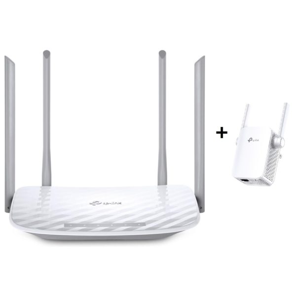 TP-Link Archer C50 AC1200 Wireless Dual Band Router + RE305 Dual-Band AC1200 Wi-Fi Range Extender TP-Link Archer C50 AC1200 Wireless Dual Band Router + RE305 Dual-Band AC1200 Wi-Fi Range Extender