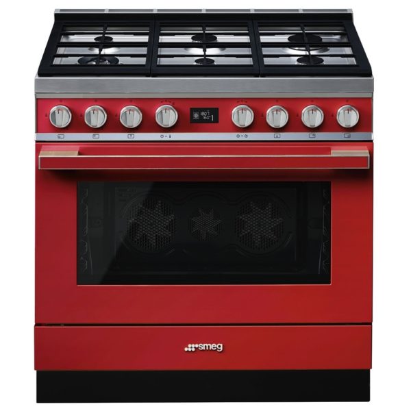 Buy Smeg 6 Gas Burners Cookers Cpf9gmr Price Specifications