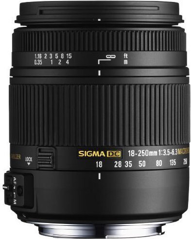 Sigma 18-250mm f3.5-6.3 DC Macro OS HSM Lens For Canon Sigma 18-250mm f3.5-6.3 DC Macro OS HSM Lens For Canon