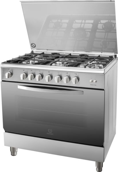 Indesit 5 Gas Burners Cooker I95T1CXEX Indesit 5 Gas Burners Cooker I95T1CXEX