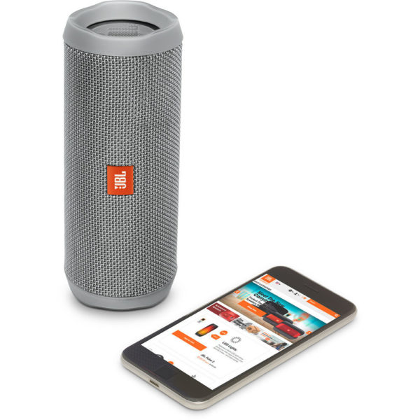 JBL FLIP4 Waterproof Portable Bluetooth Speaker Grey JBL FLIP4 Waterproof Portable Bluetooth Speaker Grey