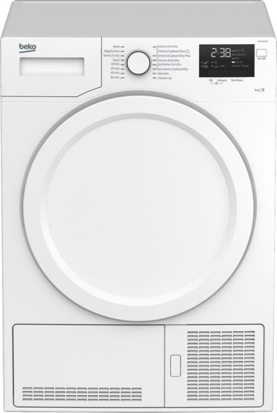 Beko Condenser Dryer 8kg DCX83100W Beko Condenser Dryer 8kg DCX83100W