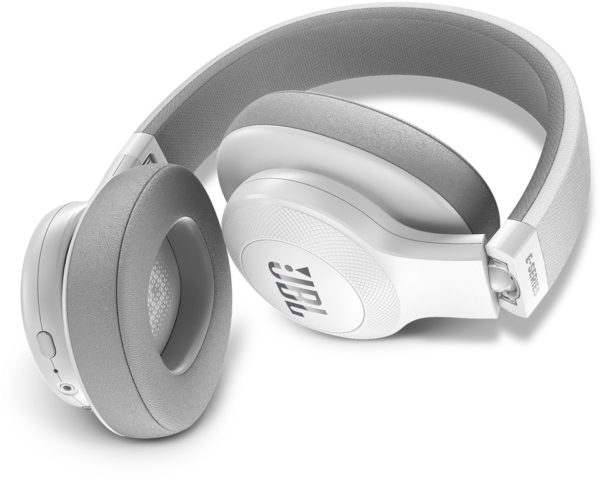 JBL E55BT Over Ear Headphone White JBL E55BT Over Ear Headphone White
