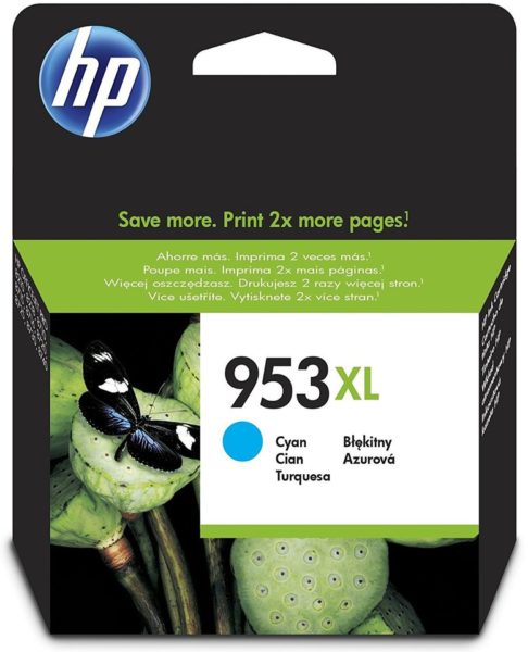 HP 953XL F6U16AE High Yield Cyan Original Ink Cartridge HP 953XL F6U16AE High Yield Cyan Original Ink Cartridge