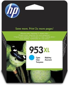 HP 953XL F6U16AE High Yield Cyan Original Ink Cartridge