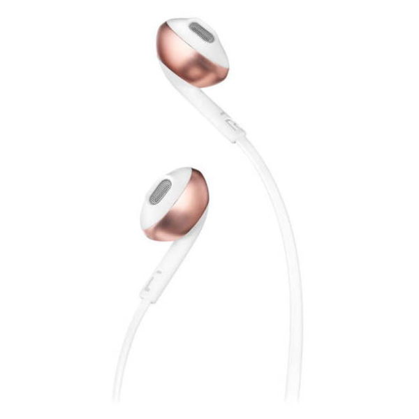 JBL T205 Wired Earbud Headphone Rose Gold JBL T205 Wired Earbud Headphone Rose Gold